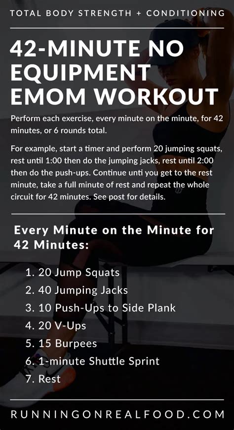 Have Fun And Work Hard With This 42 Minute Emom Workout For Strength