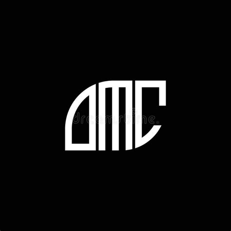 Omc Letter Logo Design On Black Background Omc Creative Initials