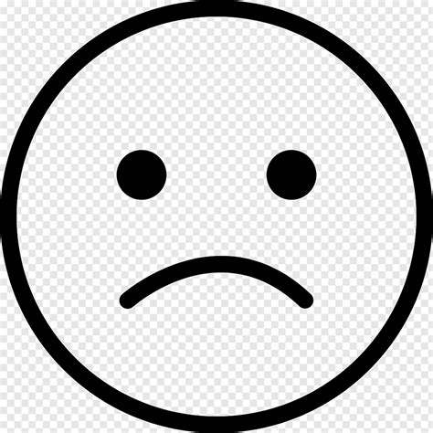 Sad Emoji Icon Smiley Computer Icons Emoticon Black And White Sad