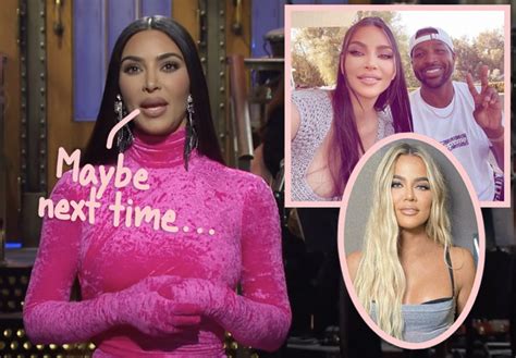 kim kardashian reveals she removed a really funny joke about tristan and khloé from her snl