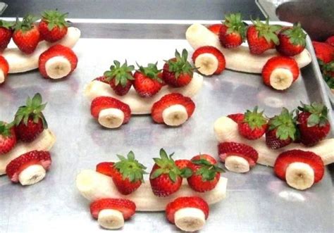 Food Decorating Ideas Garnishing Healthy Party Food Kids Party