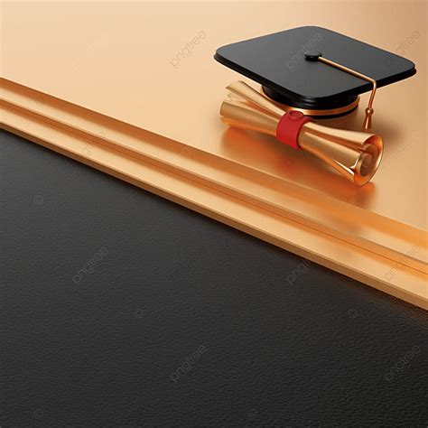 Black Gold Graduation Background Graduation University Certificate