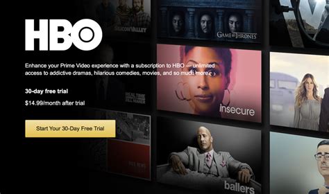 Amazon Prime Hbo Premium Networks Now Available But For