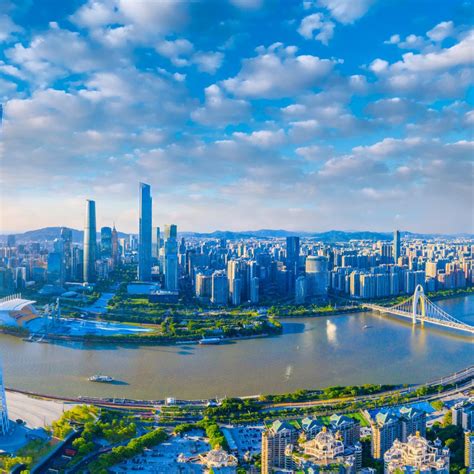 Cbd Scenery Of Guangzhou City Guangdong Province China Drax