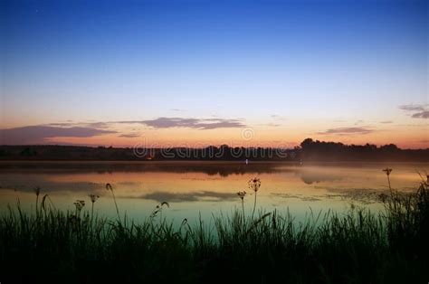 Good Morning On The Lake Stock Image Image Of Landscape 60804611