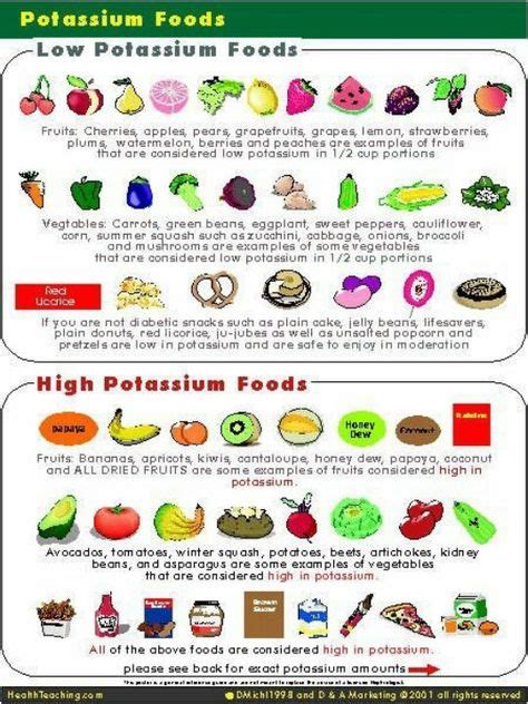 18 Low Potassium Diet Ideas Low Potassium Diet Potassium Foods