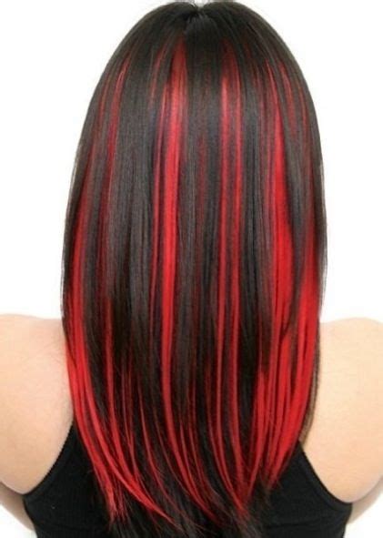 The contrast between dark red and hot copper highlights will result in a fabulous hairstyle that will stand out from a crowd. Pin by Melissa Melton on Fashion and all that other pretty ...