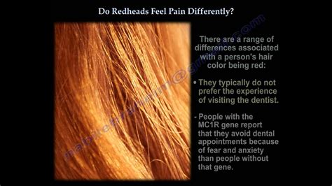Do Redheads Feel Pain Differently Everything You Need To Know Dr Nabil Ebraheim Youtube
