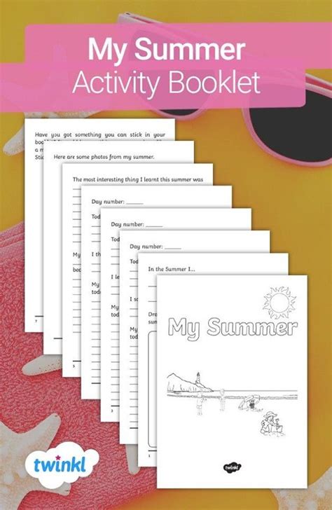 Summer Themed Activity Booklet In 2020 Summer Art Projects Booklet