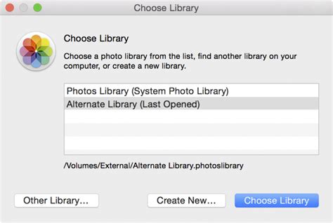 How To Create A New Library In The Photos App