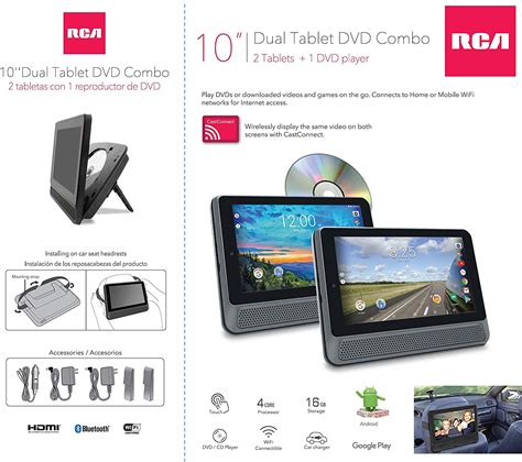 Rca Dual 10 Inch Android Tablet Best Reviews Tablets Rca