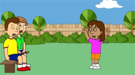 Dora Grounds Caillou And Gina Grounded Youtube