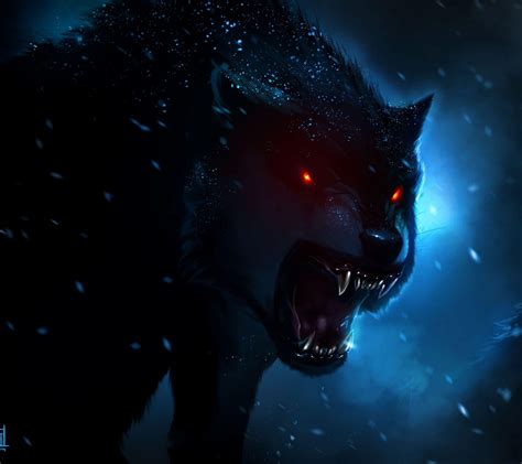 Black Wolf Galaxy Wallpapers Wallpaper Cave