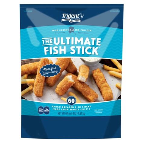 Trident Seafoods Wild Breaded Fish Sticks 4 Lb Instacart
