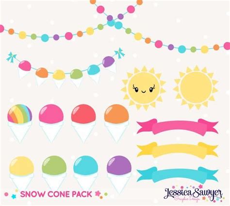 20for20 Snowcone Clipart And Snowball Stand Maker Etsy Uk Clip Art