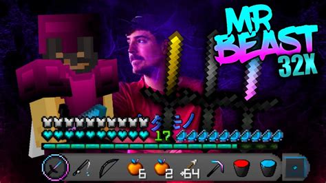 New Best Pvp Pack Mrbeast 32x Mcpe Android And Ios