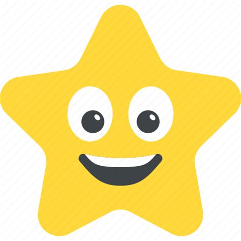 Emoticon Joyful Laughing Star Smiling Star Emoji Icon Download On