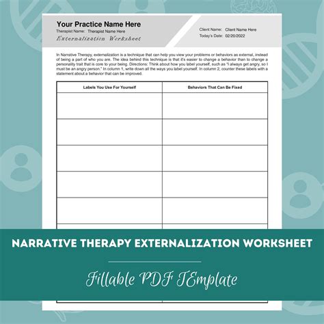 Narrative Therapy Deconstruction Worksheet Editable Fillable Printable PDF Lupon Gov Ph