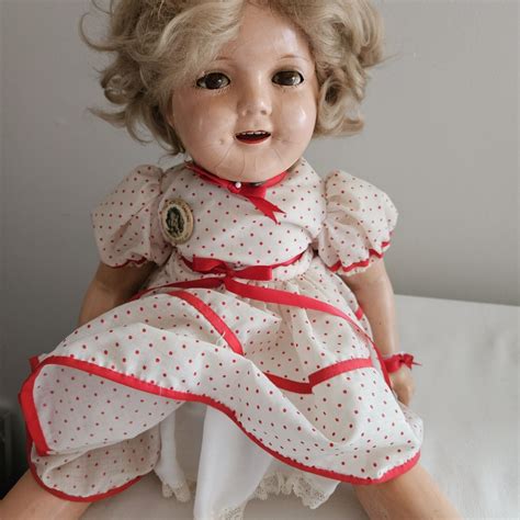 vtg ideal shirley temple doll comp 22 ideal nandt co marking w cds and appraisal ebay