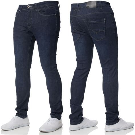 New Eto Mens Skinny Jeans Hyper Stretch Reflex Denim Super Slim Fit All