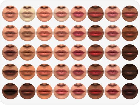 Nat Lips Sims 4 Cc Skinblend