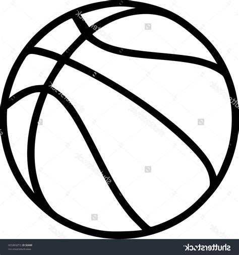 Basketball Outline Free Download On Clipartmag