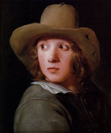 A Portrait Of A Young Man Wearing A Brown Hat By Michael Sweerts Art