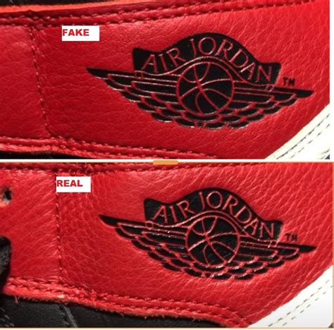 How To Spot And Identify The Fake Air Jordan 1 Bred Toe
