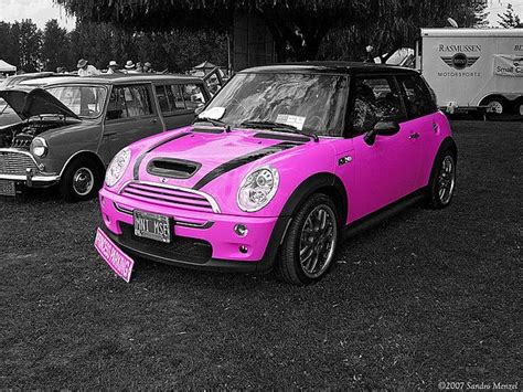 Hot Pink Mini Cooper S Pink Mini Coopers Girly Car Mini Cooper S