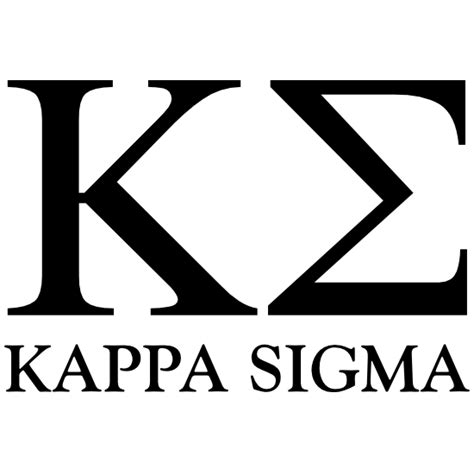 Kappa Sigma Letters Cutout Sticker