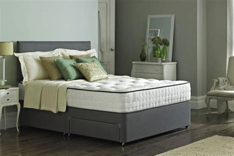 Chelsea Divan Bed With Spring Memory Foam Mattress Luxury Fabric Beds