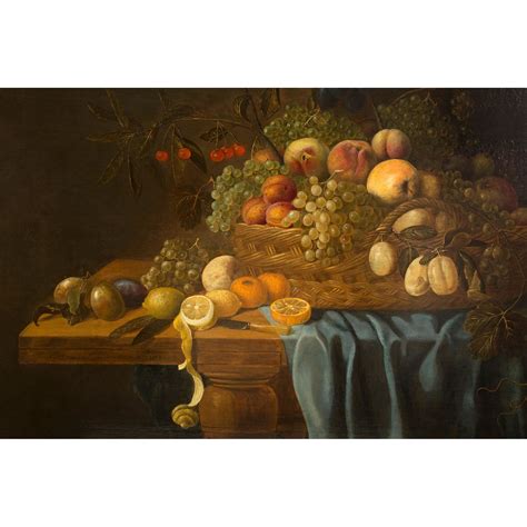 A Dutch 17th Century Still Life Painting Signed And Dated By Carel Van