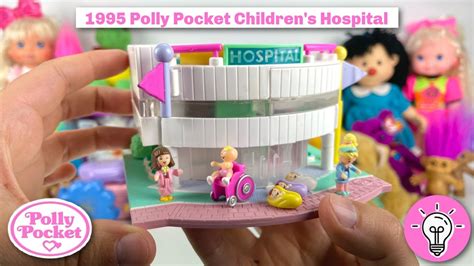 Vintage 1995 Light Up Polly Pocket Childrens Hospital Pollyville