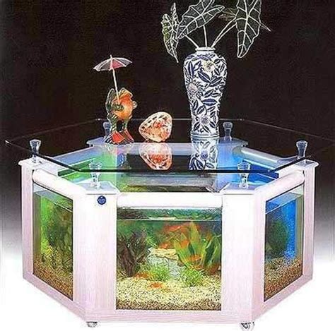 50 Amazing Aquarium Feature Coffee Table Design Ideas Homishome