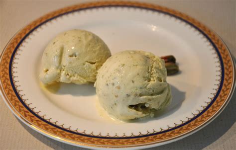 The Baking Bee Roasted Pistachio Ice Cream With Cream Cheese