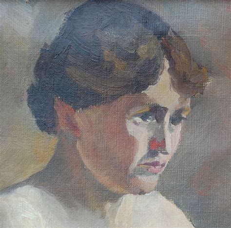 Vintage Female Nude Oil Painting By Helge Frender C 1936 For Sale At 1stdibs Swedish Nude