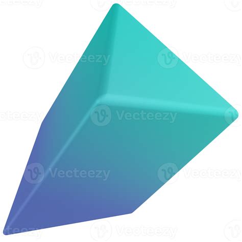 Triangular Prism 3d Render Icon 14919630 Png