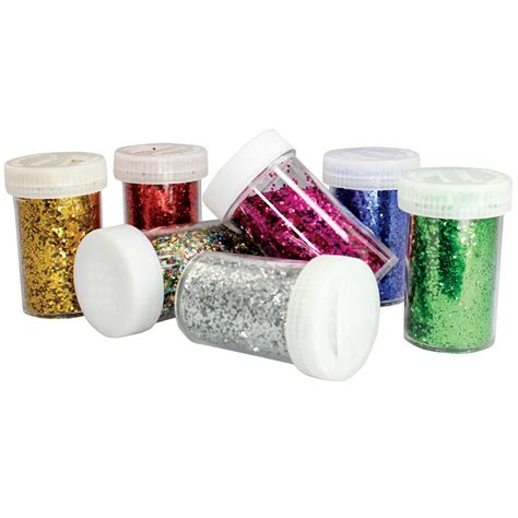 Glitter Shakers 15g Set Of 7 Colours Glitter Cleverpatch Art