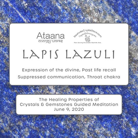 Lapis Lazuli Guided Meditation 060920 Ataana Healing Method