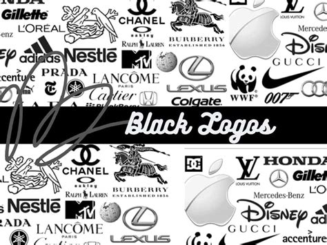 94 Logos That Are Black Download 4kpng