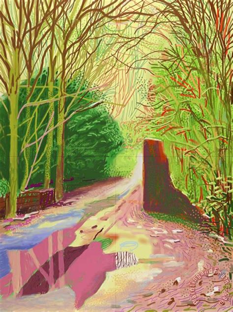 David Hockney The Arrival Of Spring In Woldgate East Yorkshire In 2011