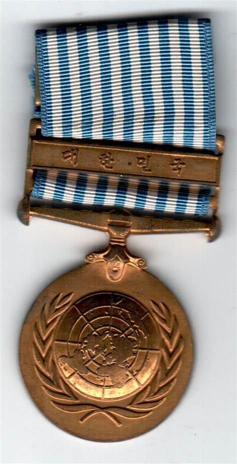 United Nations Korea Service Medal 1950 1954 Korean Issue Ef Dixons