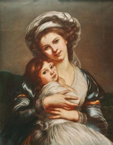 Autoportrait de Madame Vigée Lebrun et sa fille by Elisabeth Louise