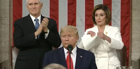 Trumps Complaint About Pelosi Ripping Up His Speech Could Come Back To