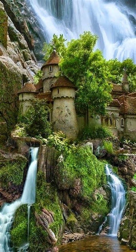 Waterfall Castle In Poland 1104 2048 Beautiful Places To Visit