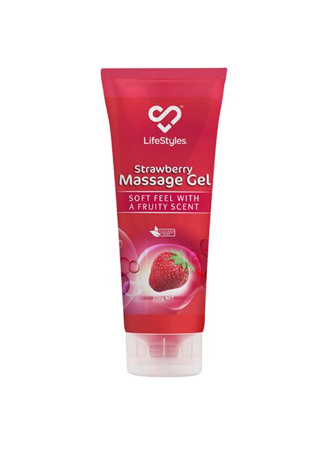 Lifestyles® Massage Bundle Stimulating And Strawberry Massage Gel