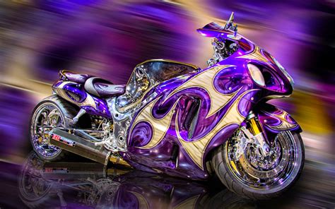 Motorcycles Purple Motorcycle Suzuki Motorcycle Motorcycle