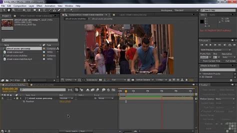 Adobe After Effects Cs6 Tutorial Stabilizing Shaky Video With The