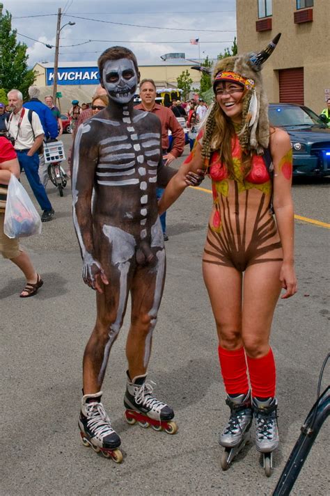 Body Painted Girl At Fremont Solstice Parade Pics Xhamster