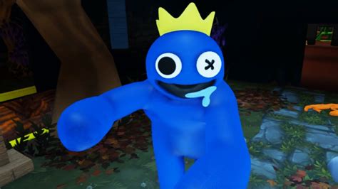 What If I Become Blue Rainbow Friends Roblox Youtube